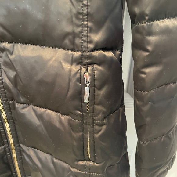 Laundry by Shelli Segal Women's Faux-Fur-Trim Puffer Coat Winter Jacket Medium - Picture 5 of 11